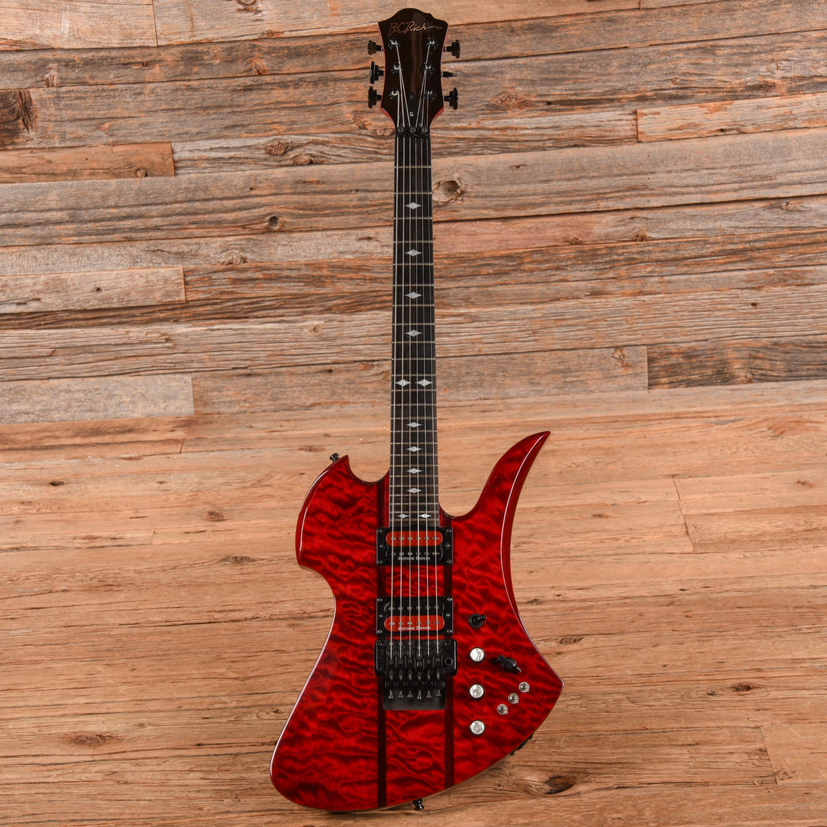 B.C. Rich Mockingbird ST Transparent Red - View 4 | MusicMarket