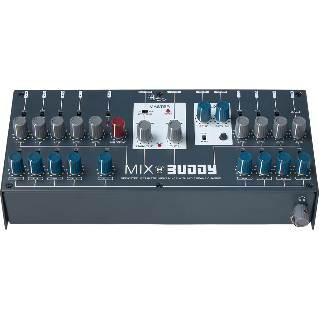 Heritage Audio MIX BUDDY 19-Input Small Format Mixer - MusicMarket