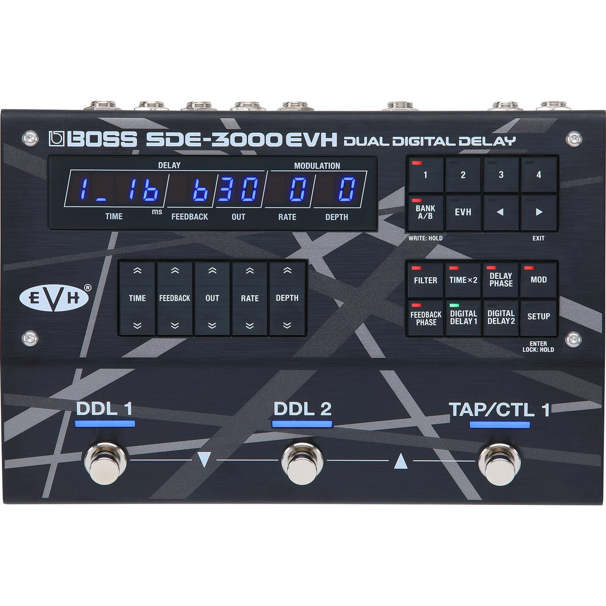 Boss SDE-3000EVH Dual Digital Delay Guitar Pedal - Mint, Open Box - MusicMarket