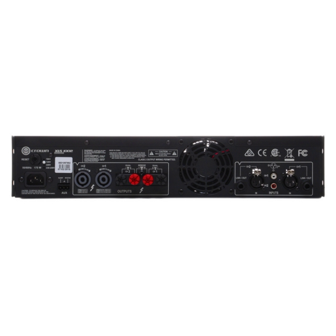 Crown Audio XLS 1002 Drivecore 2 Power Amplifier - View 3 | MusicMarket