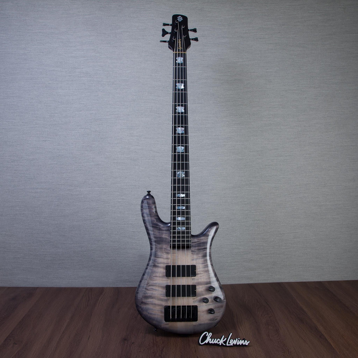 Spector USA Custom NS-5 5-String Electric Guitar - Roswell Grey - CHUCKSCLUSIVE - #2263 - View 2 | MusicMarket