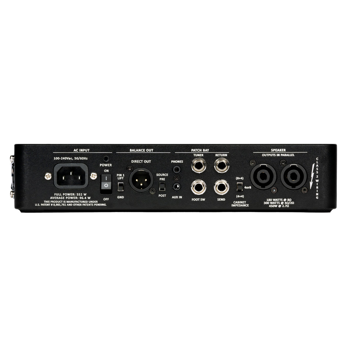 Gallien-Krueger Fusion 500S 500-Watt Ultralight Bass Guitar Head Amplifier - View 4 | MusicMarket