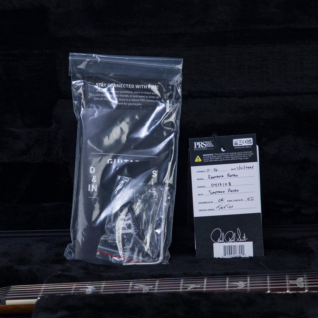 PRS Santana Retro 10-Top Electric Guitar - Charcoal - #0413108 - View 10 | MusicMarket