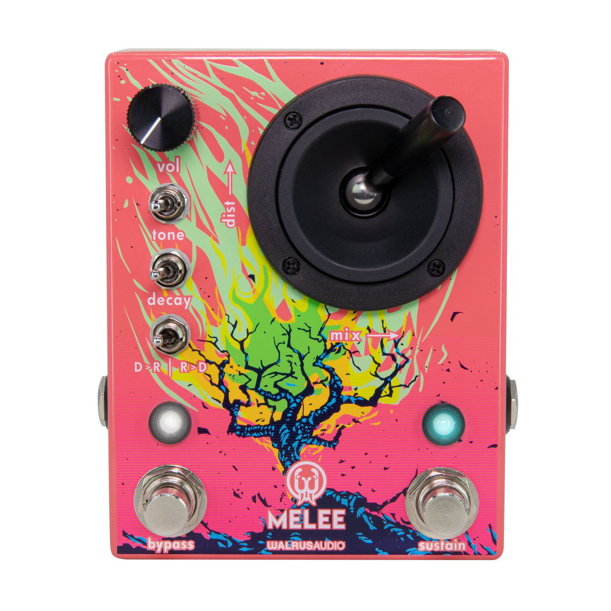 Walrus Audio Melee: Wall of Noise Distortion and Reverb Guitar Pedal - Mint, Open Box - MusicMarket