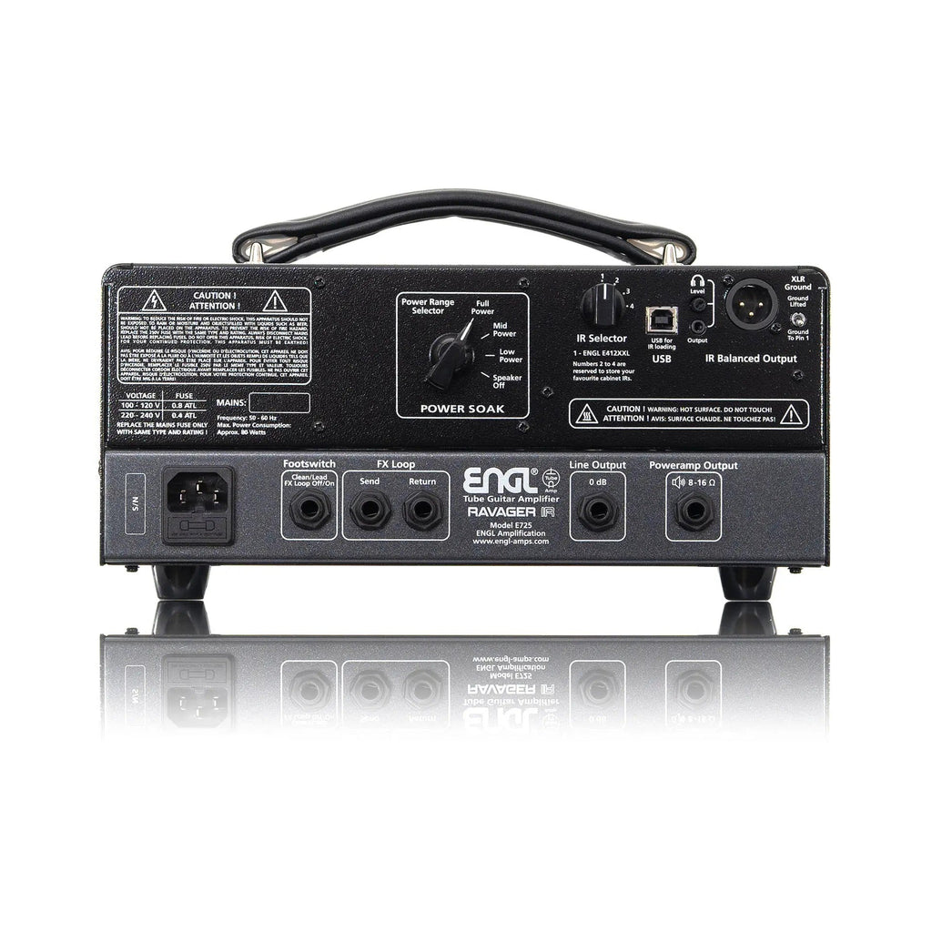 ENGL E725 Ravager IR 20-Watt Compact Tube Guitar Amplifier Head with IR Loader - View 3 | MusicMarket