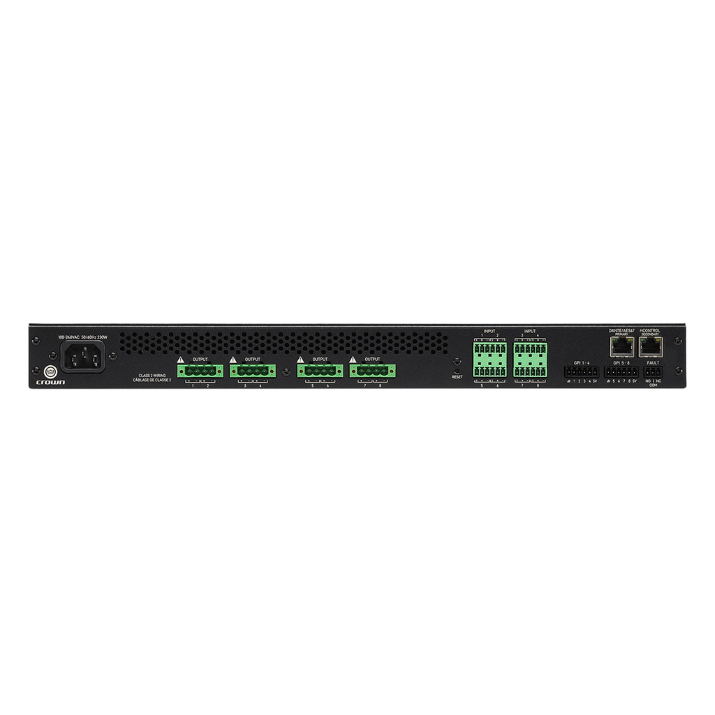 Crown Audio CTD-8125 8-Channel 125-Watts Per Channel Power Amplifier - View 2 | MusicMarket