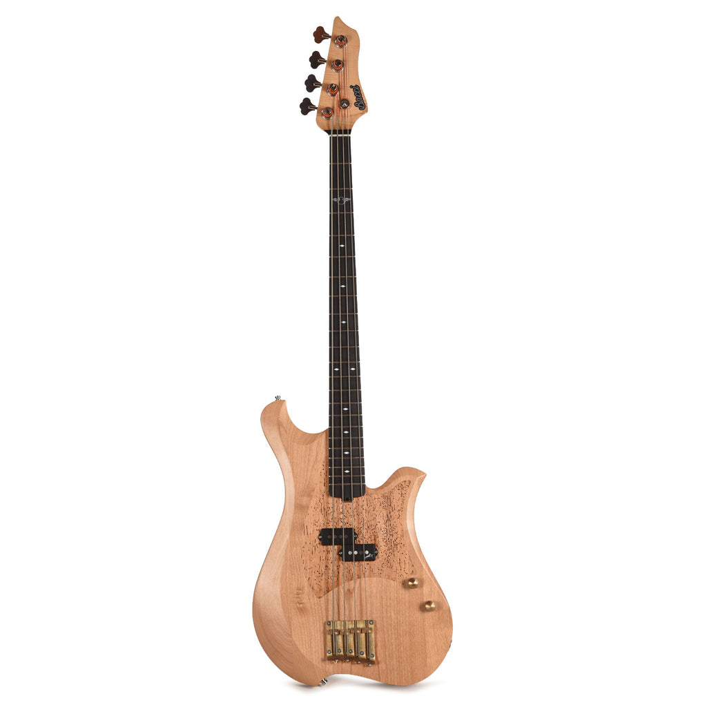 Bacci Marlita 4-String Red Alder Natural w/Alder Woodworm Insert - View 4 | MusicMarket