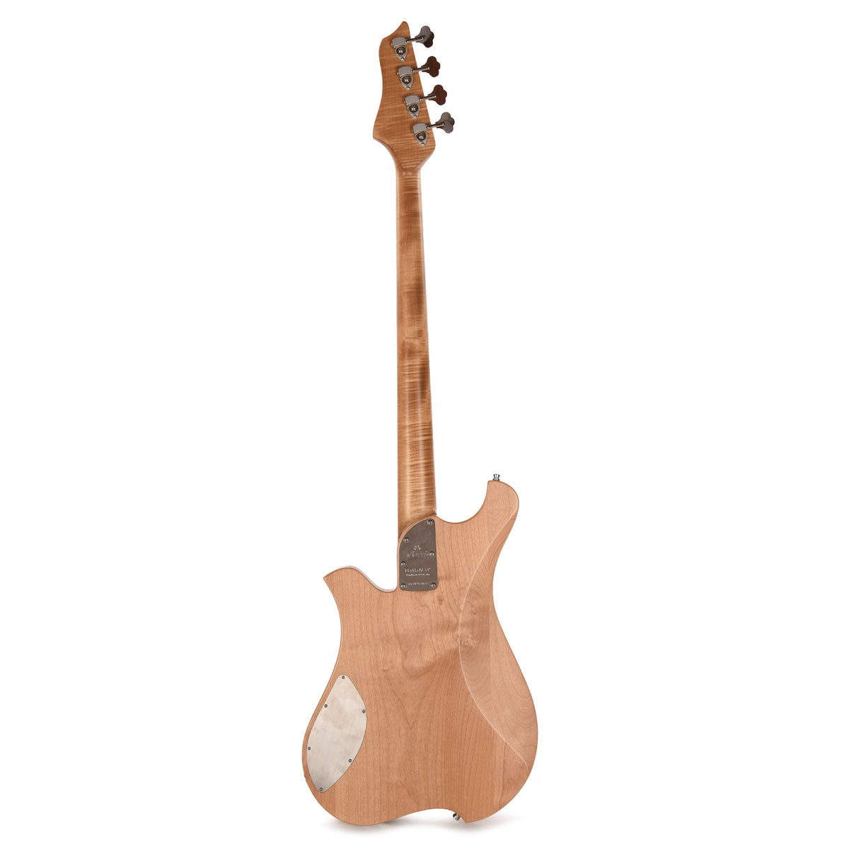 Bacci Marlita 4-String Red Alder Natural w/Alder Woodworm Insert - View 5 | MusicMarket