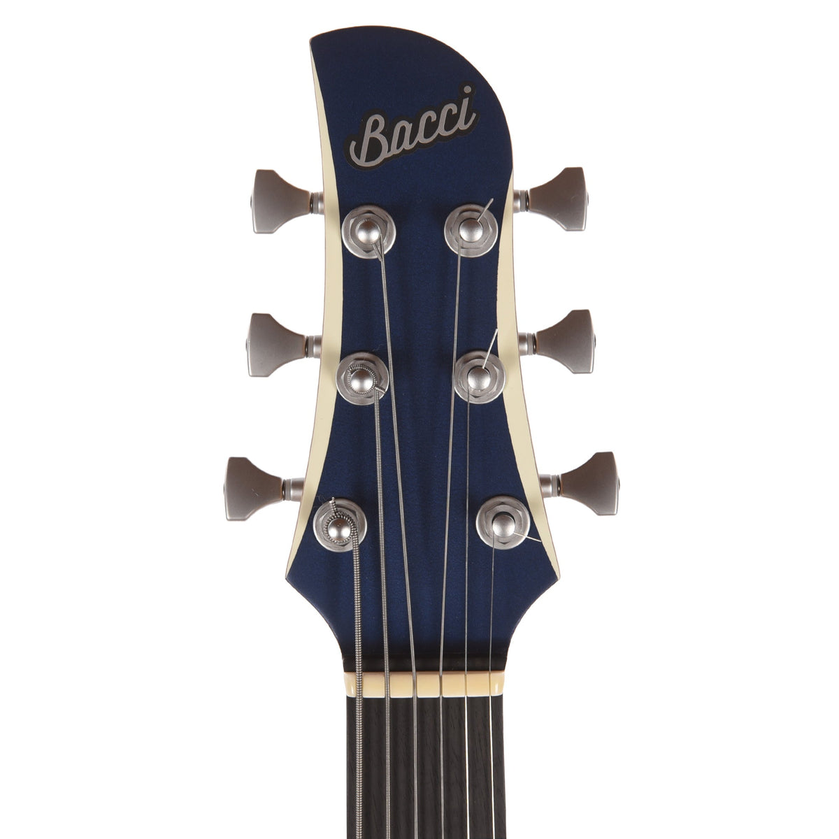 Bacci Leonardo Officina Baritone Radiance Ultramarine w/Figured Maple Neck & Ebony Fingerboard - View 6 | MusicMarket