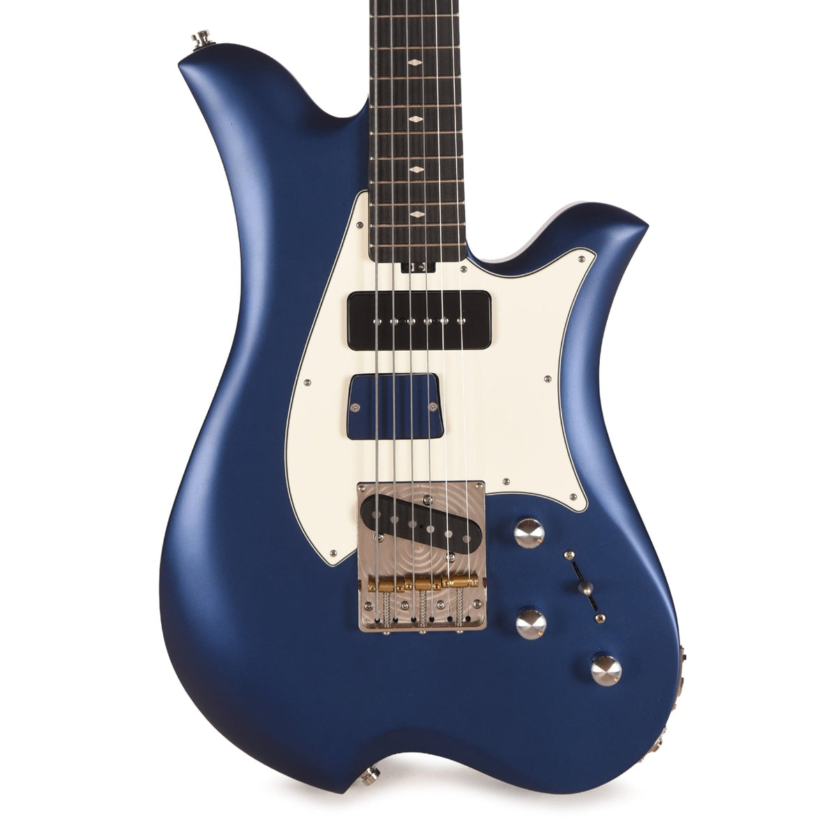 Bacci Leonardo Officina Baritone Radiance Ultramarine w/Figured Maple Neck & Ebony Fingerboard - View 2 | MusicMarket