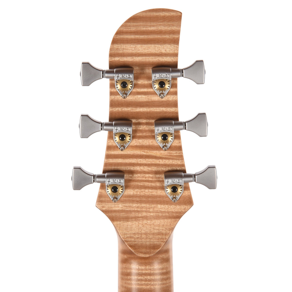 Bacci Leonardo Officina Baritone Radiance Ultramarine w/Figured Maple Neck & Ebony Fingerboard - View 7 | MusicMarket