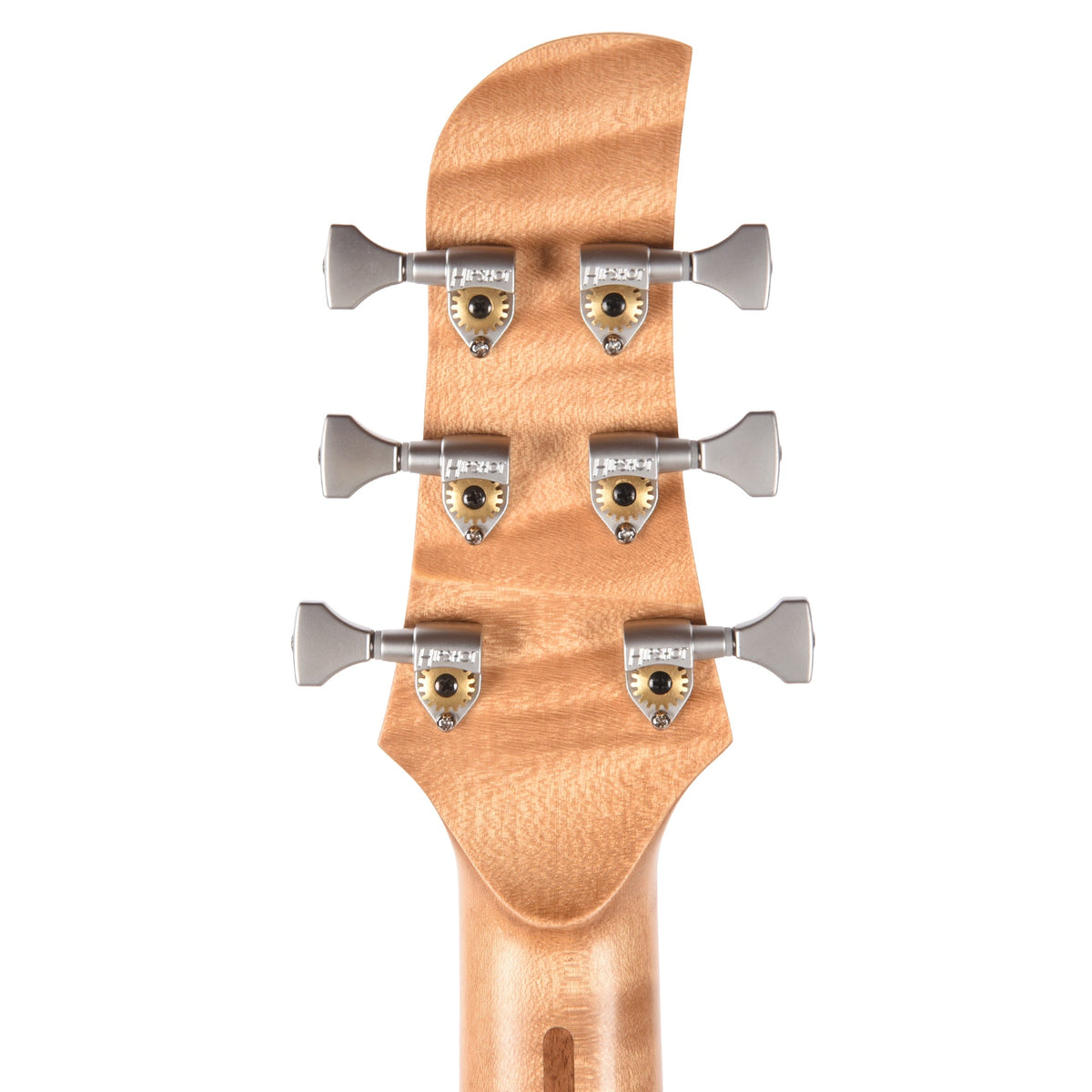 Bacci Leonardo Officina Baritone Tuscan Red w/Figured Maple Neck - View 7 | MusicMarket