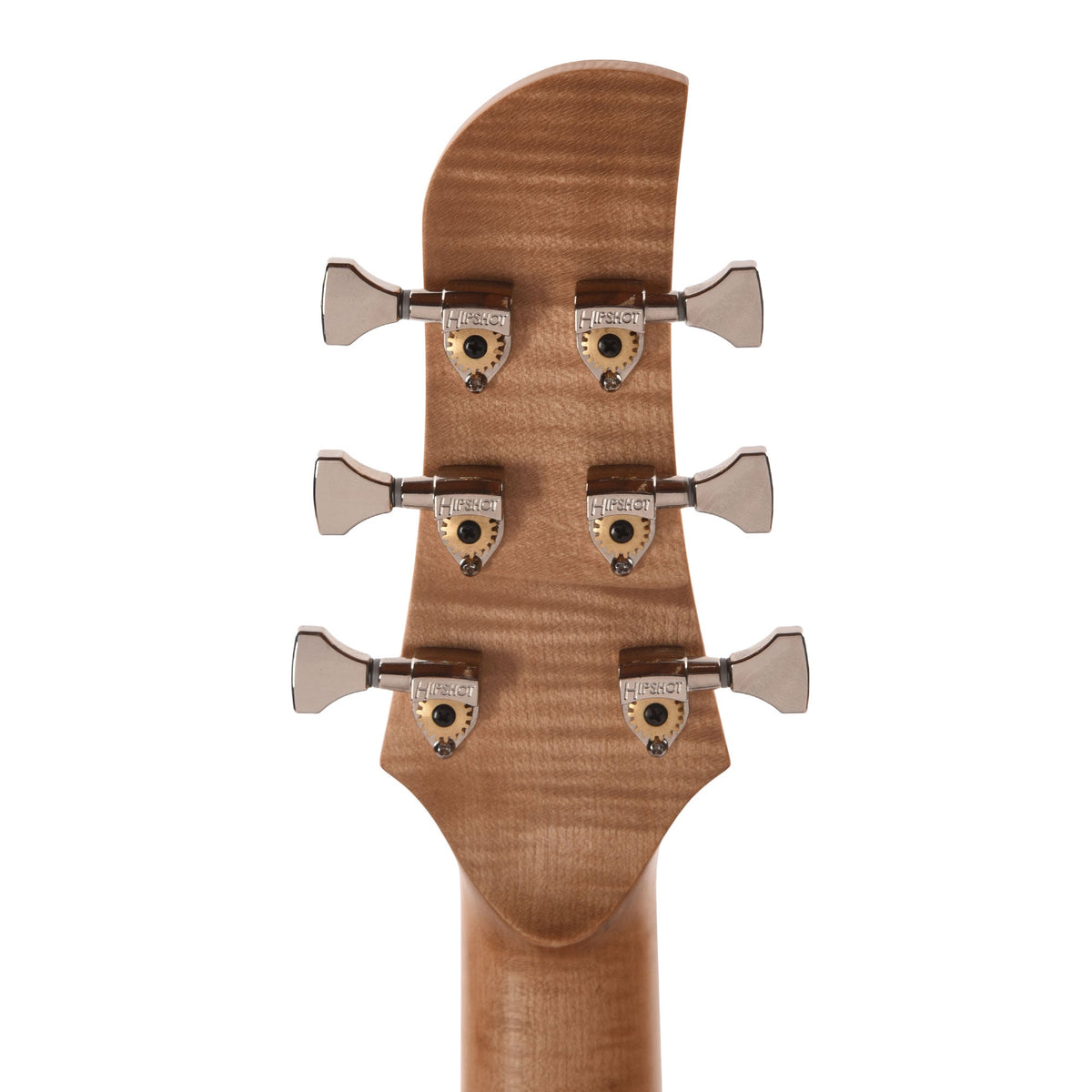 Bacci Leonardo Soffio Noce Dual Output Baritone Semi-Hollow Walnut Natural - View 7 | MusicMarket