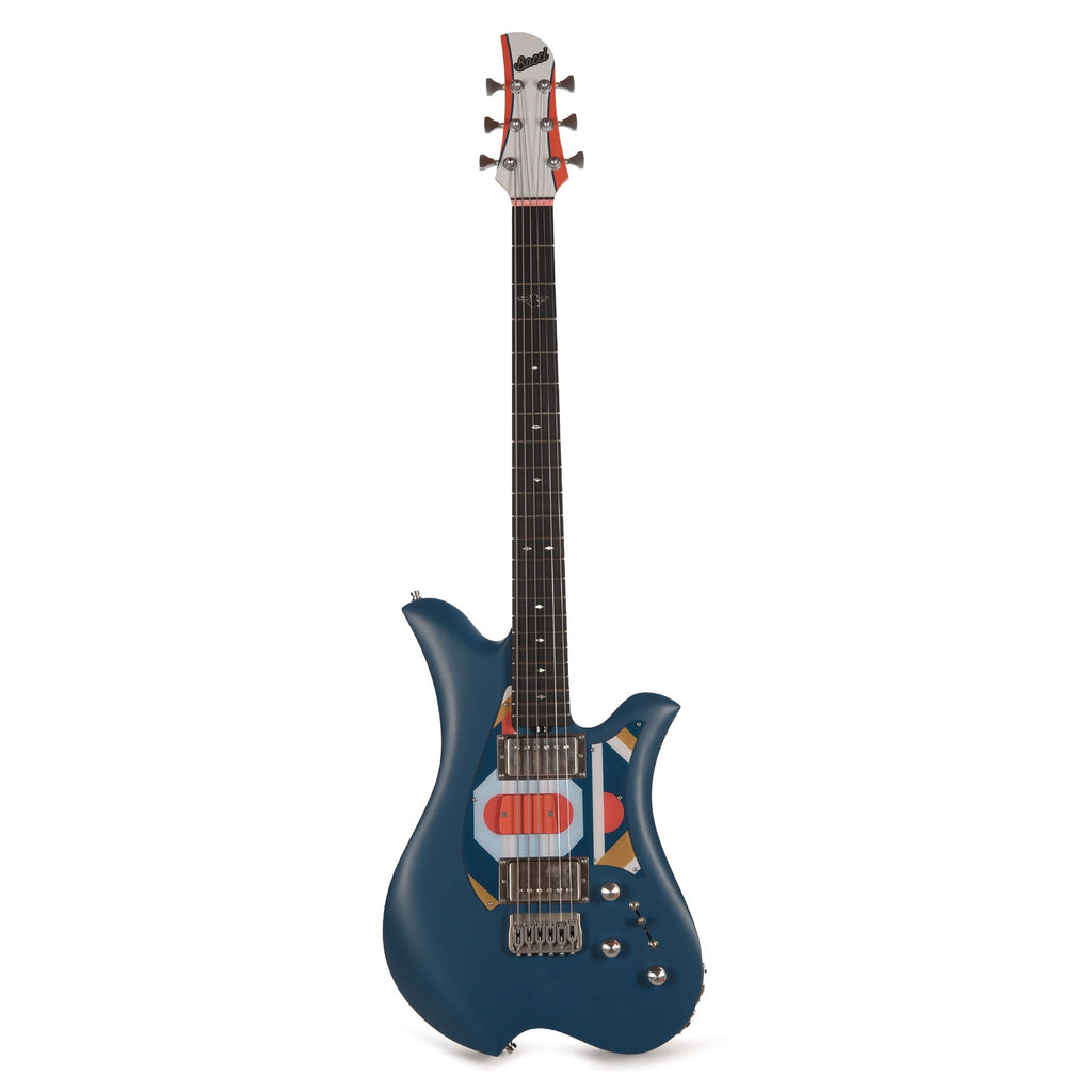 Bacci Leonardo Parato Rhombus Dual Output Baritone Red Alder Dark Blue - View 4 | MusicMarket