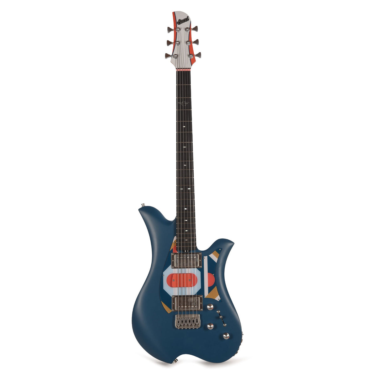 Bacci Leonardo Parato Rhombus Dual Output Baritone Red Alder Dark Blue - View 4 | MusicMarket