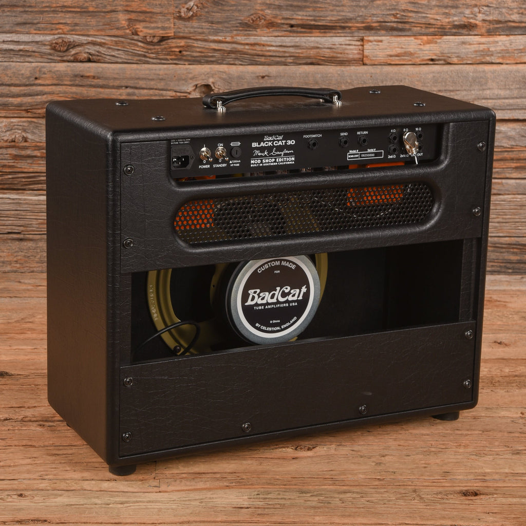 Bad Cat Mod Shop Mark Sampson Designed Black Cat 30 30-Watt 1x12" Guitar Combo Amp - View 2 | MusicMarket