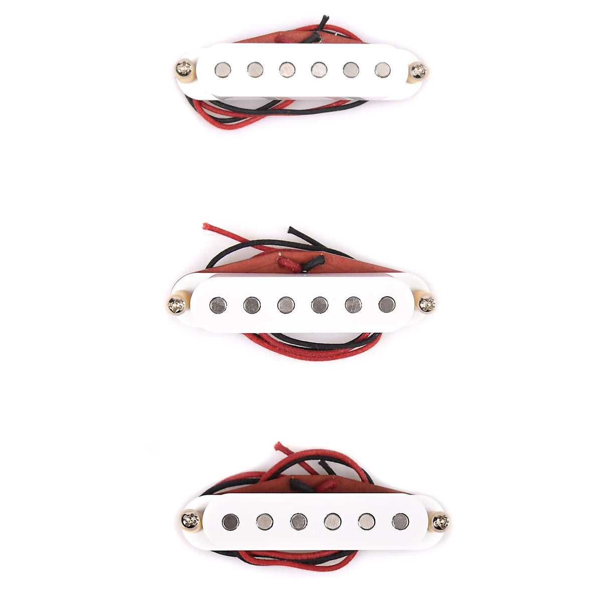 Bare Knuckle Bootcamp Strat Brute Force Pickup Set White - MusicMarket