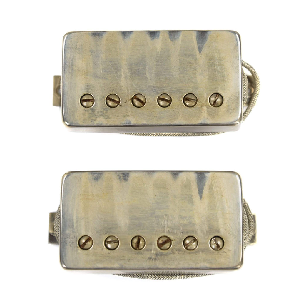 Bare Knuckle HB Stormy Monday Set 50mm 2-Conductor Long Leg Unpotted Aged Nickel - MusicMarket