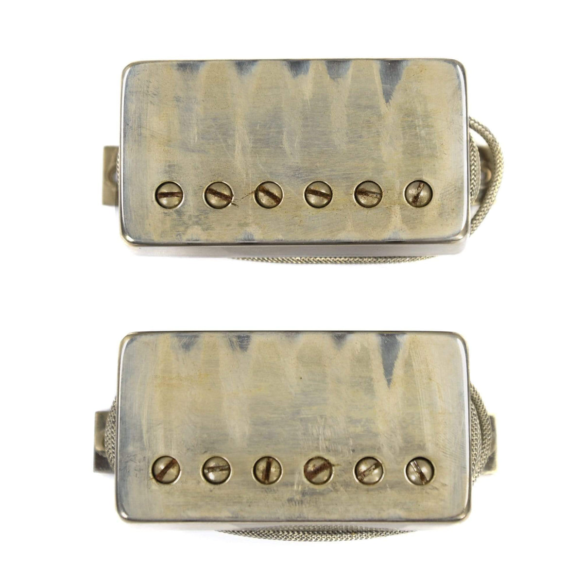 Bare Knuckle HB Stormy Monday Set 50mm 2-Conductor Long Leg Unpotted Aged Nickel - MusicMarket