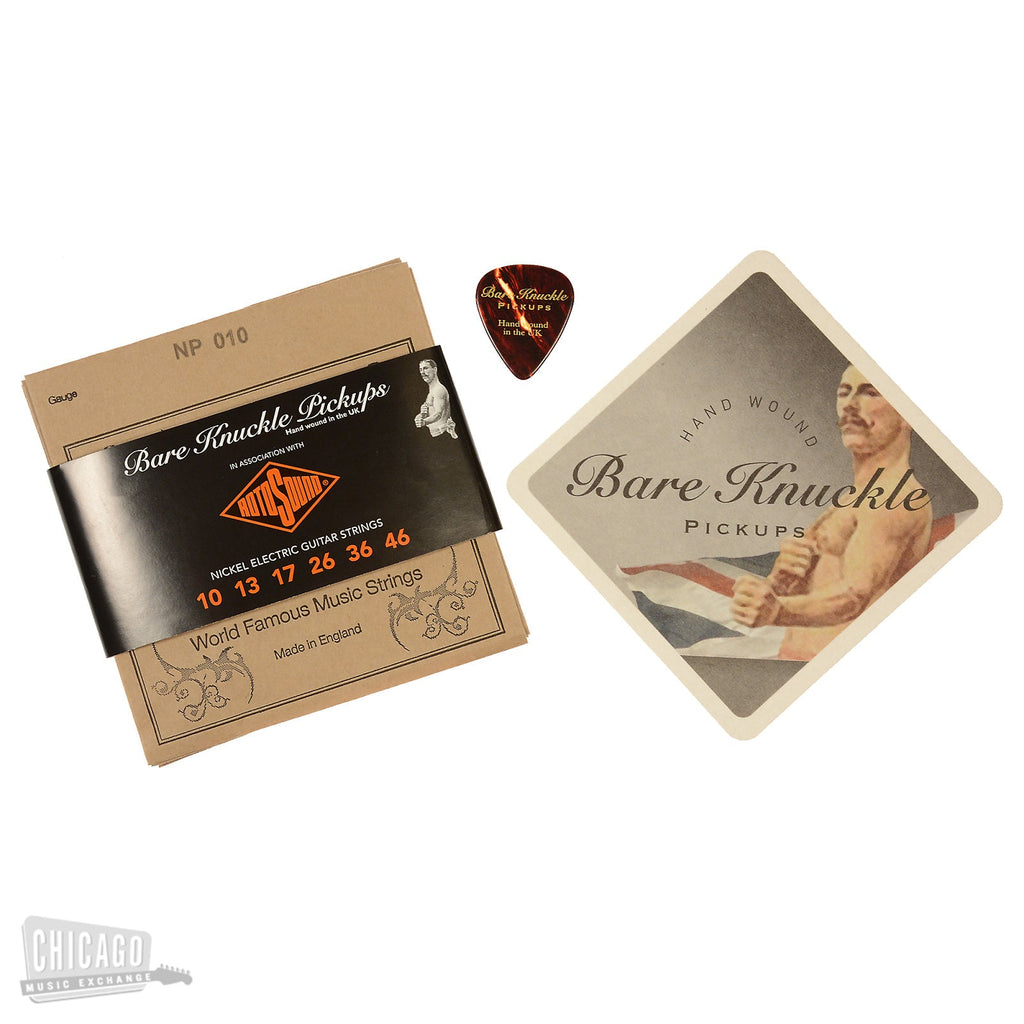 Bare Knuckle Standard Range Stormy Monday Humbucker Set 2-Conductor Long Leg Potted Nickel - View 2 | MusicMarket