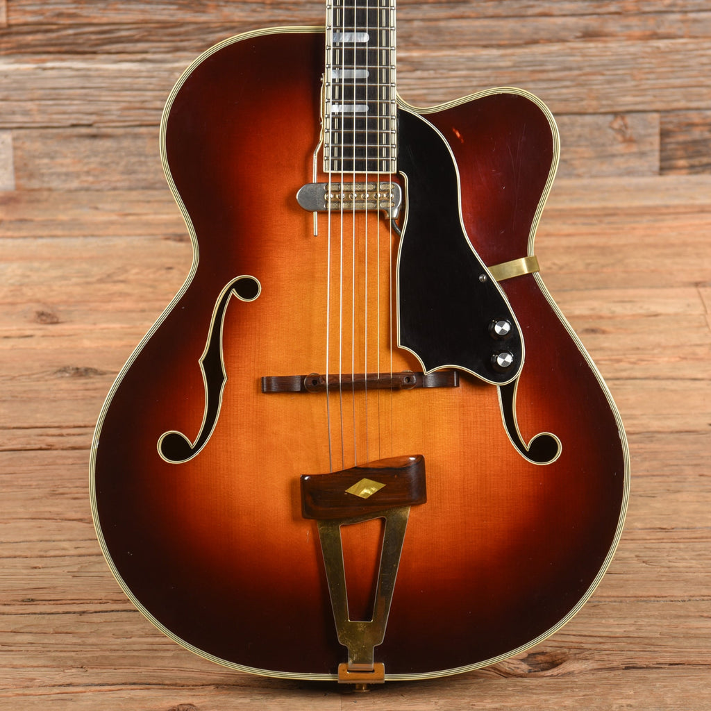 Barker Hollow Body Jazz Guitar Sunburst 1972 - MusicMarket