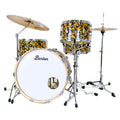 Barton Studio Custom Birch 12/14/20 3pc. Drum Kit Black & Gold Pearl - MusicMarket