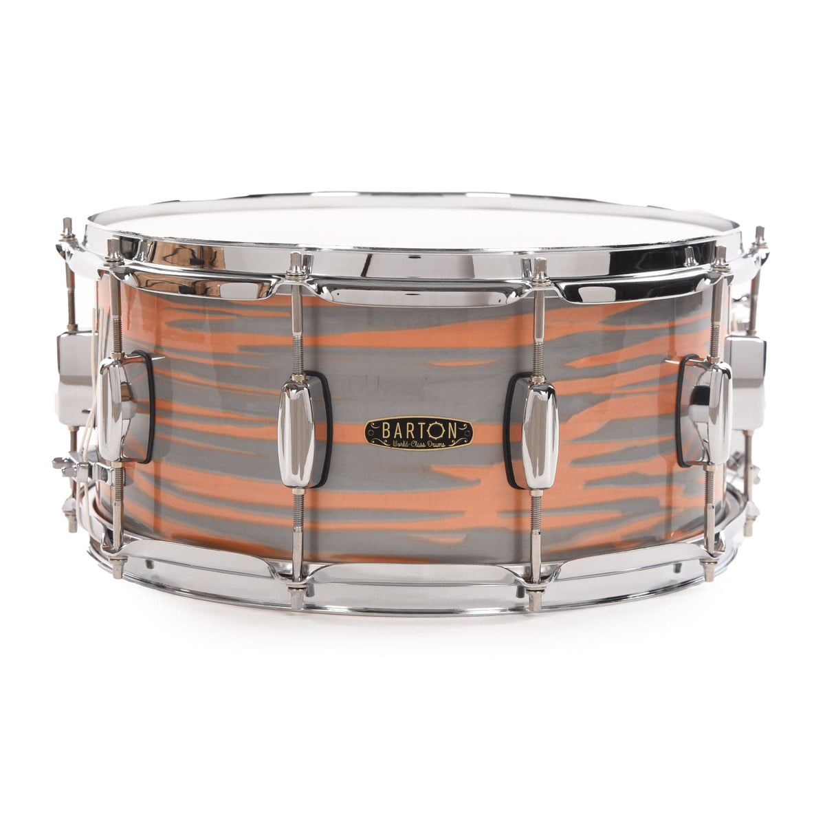 Barton Studio Custom Maple 6.5x14 Snare Drum Mars Oyster - MusicMarket