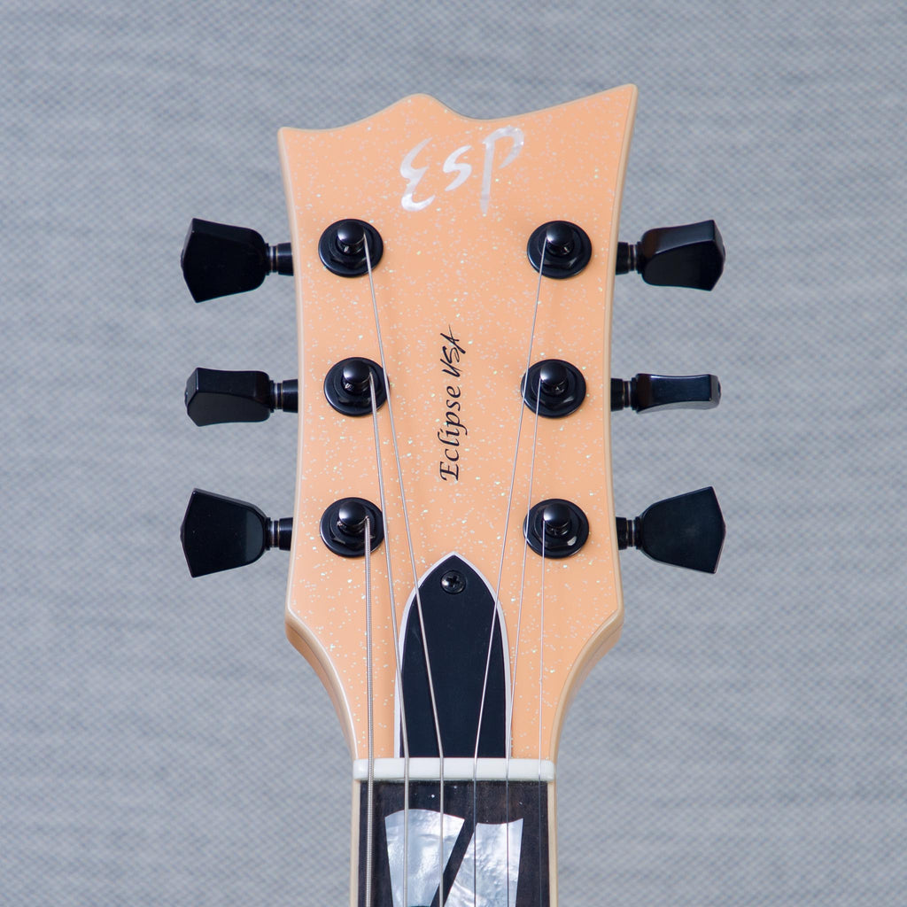 ESP USA Eclipse Electric Guitar - Peach Sparkle - #US26067 - View 3 | MusicMarket
