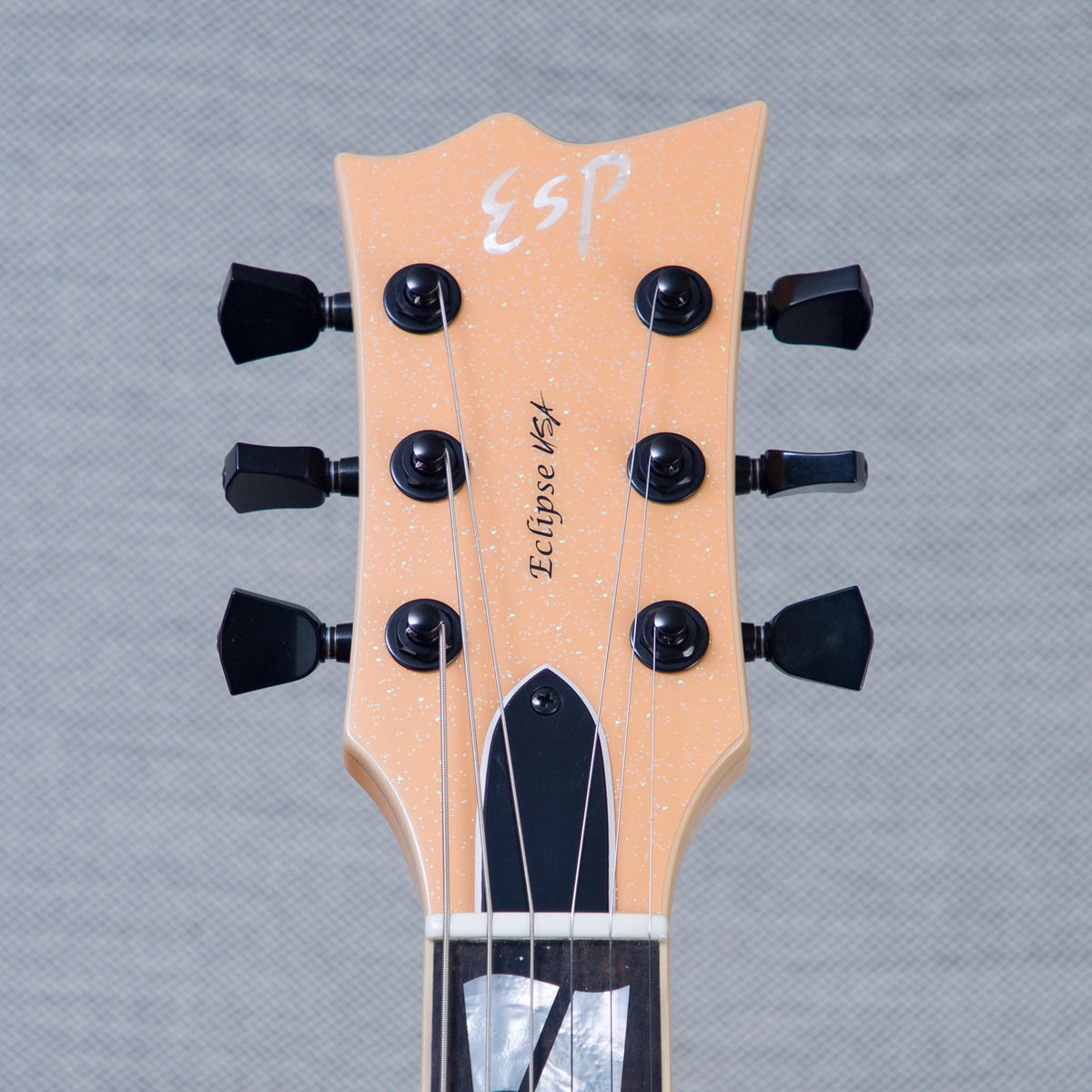 ESP USA Eclipse Electric Guitar - Peach Sparkle - #US26067 - View 3 | MusicMarket