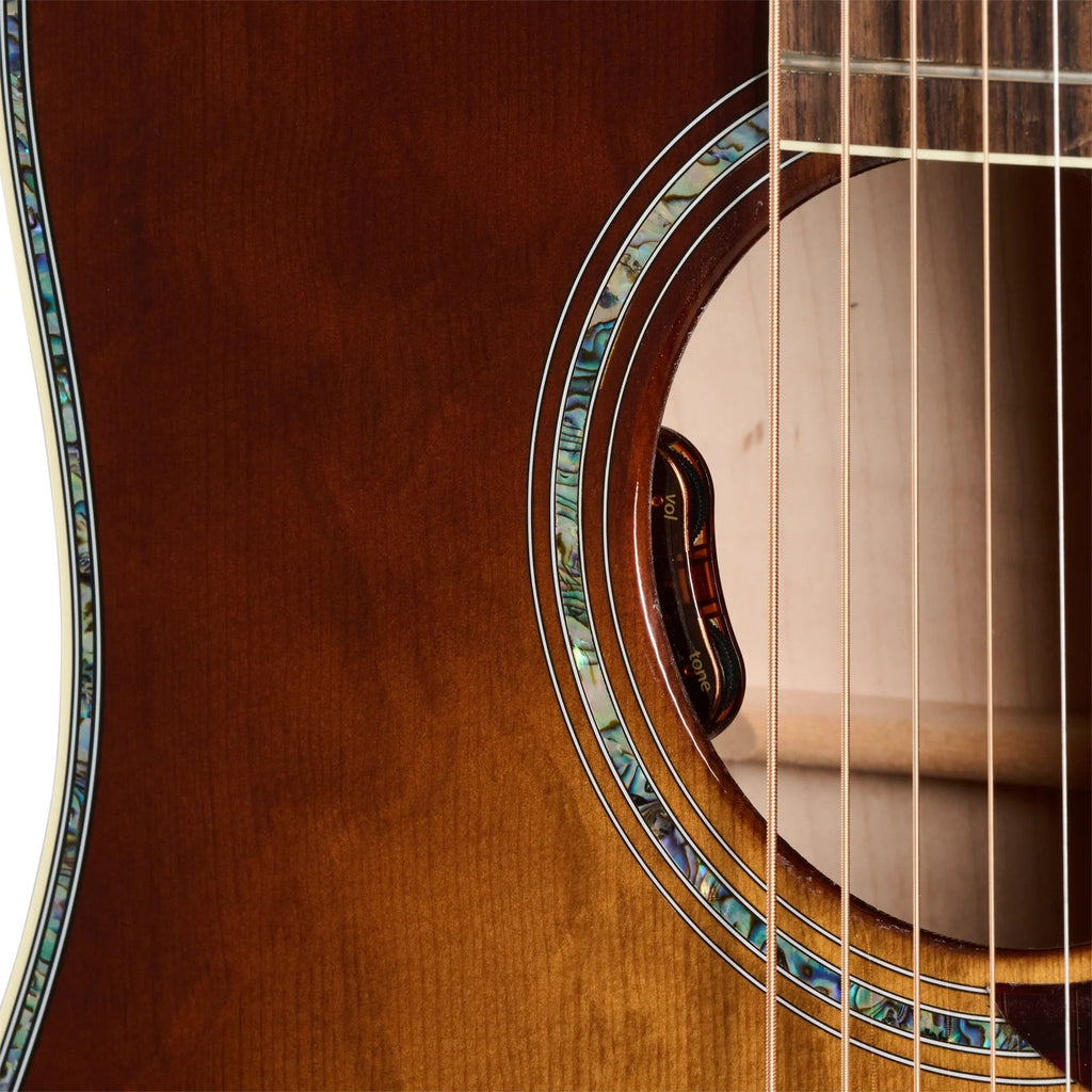 Gibson Custom Shop Limited Edition Dove Anniversary Acoustic Electric Guitar - Cremona Burst - View 9 | MusicMarket