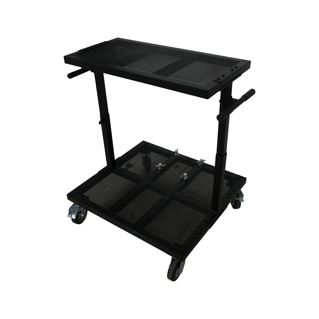 ProX X-BeatWagon Professional Mobile DJ Rolling Workstation with Adjustable Shelf - View 7 | MusicMarket
