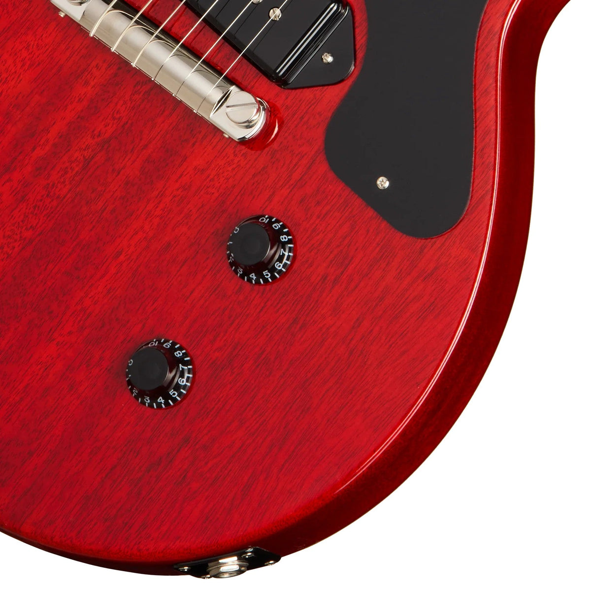 Gibson Les Paul Junior Double Cutaway Electric Guitar - Vintage Cherry - View 8 | MusicMarket
