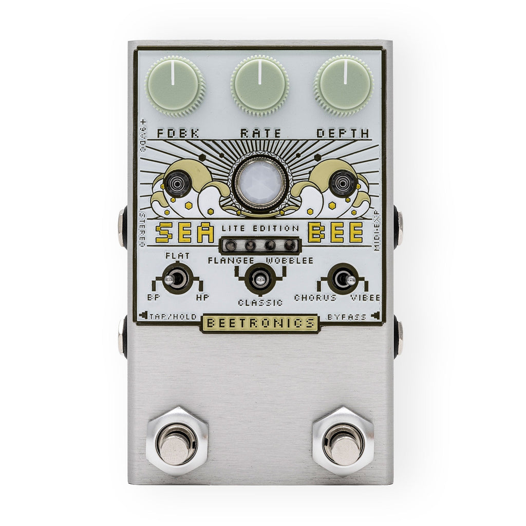 Beetronics Seabee Lite Edition Cream Harmochorus Pedal - MusicMarket