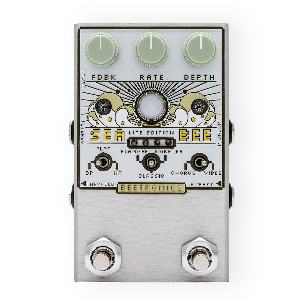 Beetronics Seabee Lite Edition Cream Harmochorus Pedal - MusicMarket