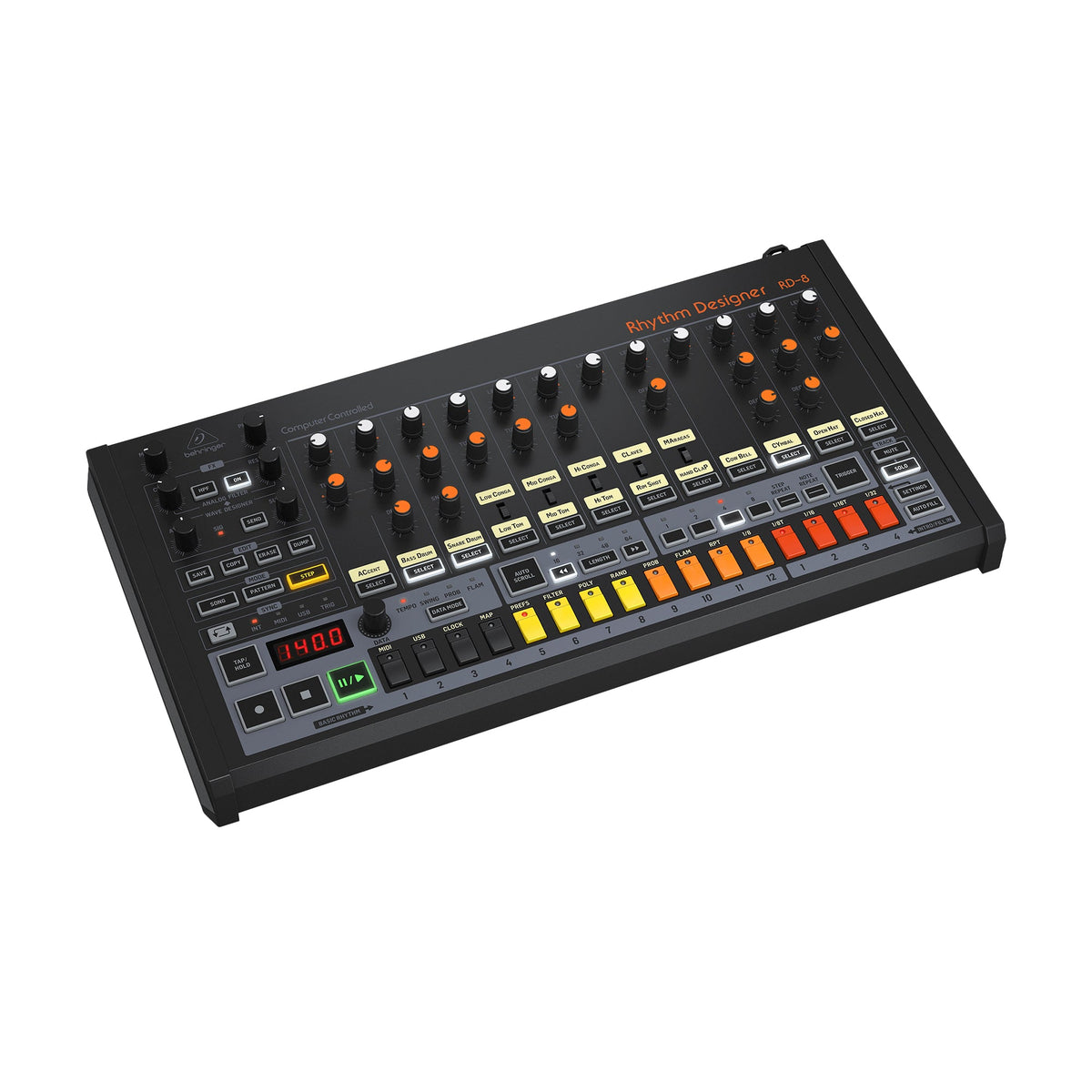 Behringer RD-8 MKII Analog Drum Machine - View 2 | MusicMarket