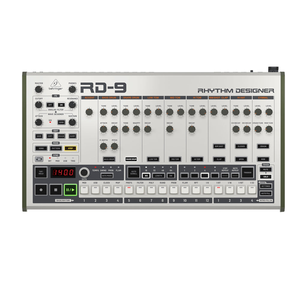 Behringer RD-9 Analog Drum Machine - MusicMarket