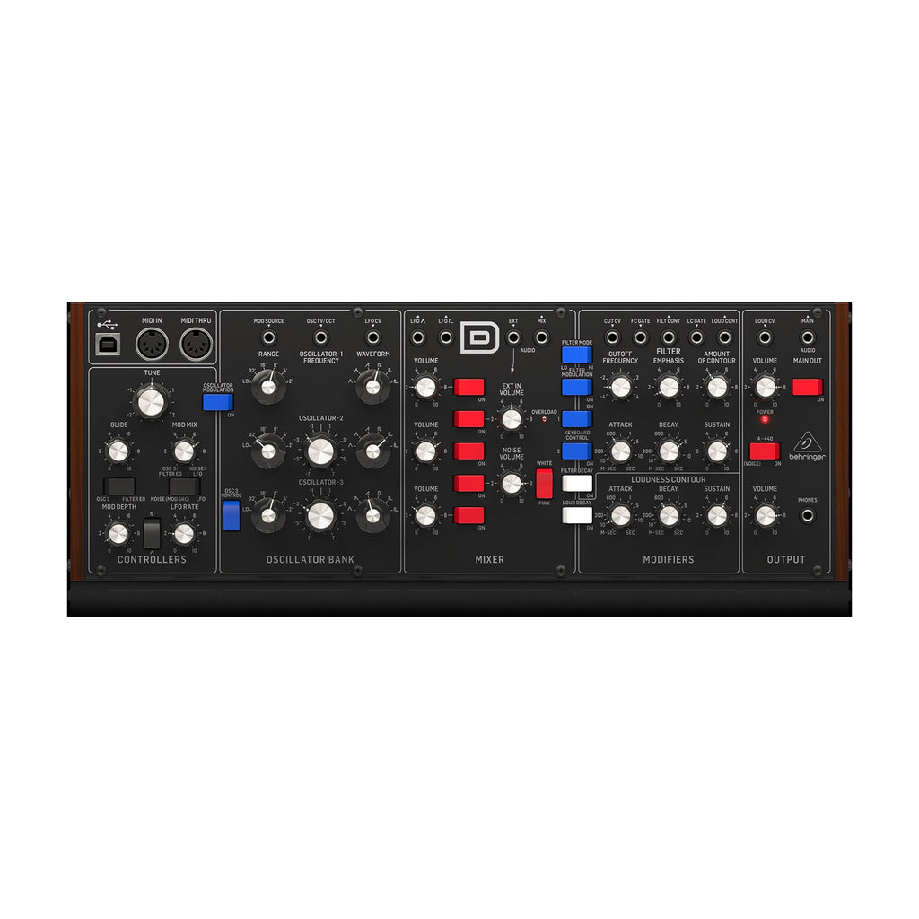 Behringer Model D Monophonic Analog Desktop Synthesizer - MusicMarket