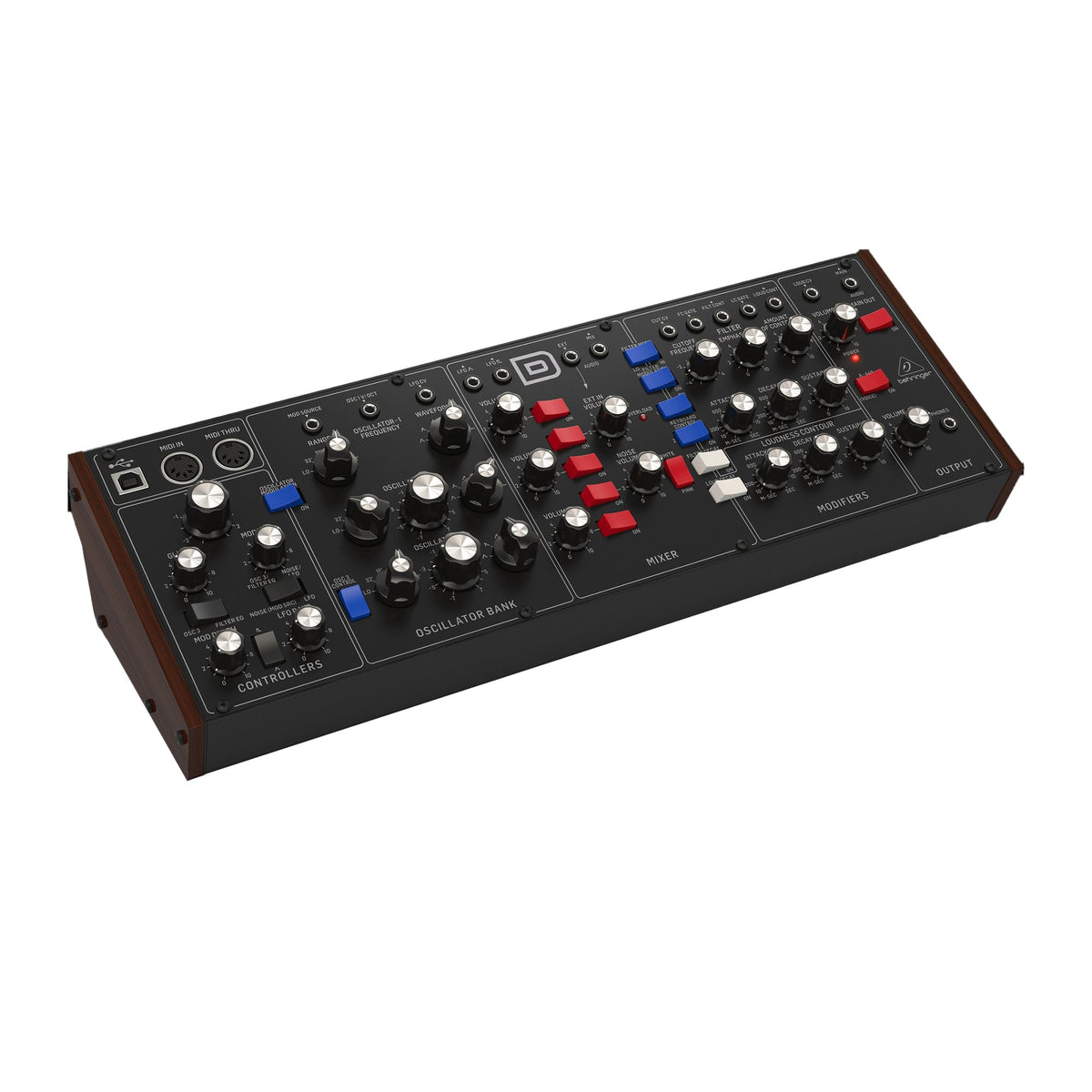Behringer Model D Monophonic Analog Desktop Synthesizer - View 2 | MusicMarket