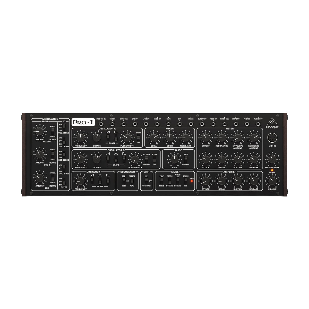Behringer PRO-1 Monophonic Semi-Modular Analog Desktop Synthesizer - MusicMarket