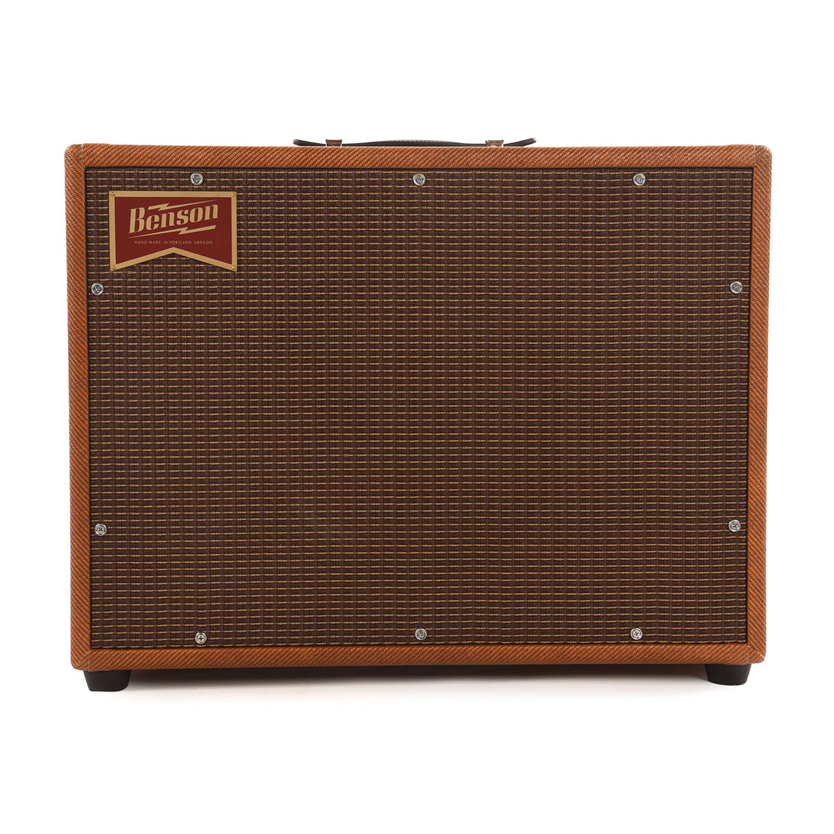 Benson Monarch Reverb Plus 15w 1x12 Combo Amp Aged Tweed w/ Oxblood Grill - MusicMarket