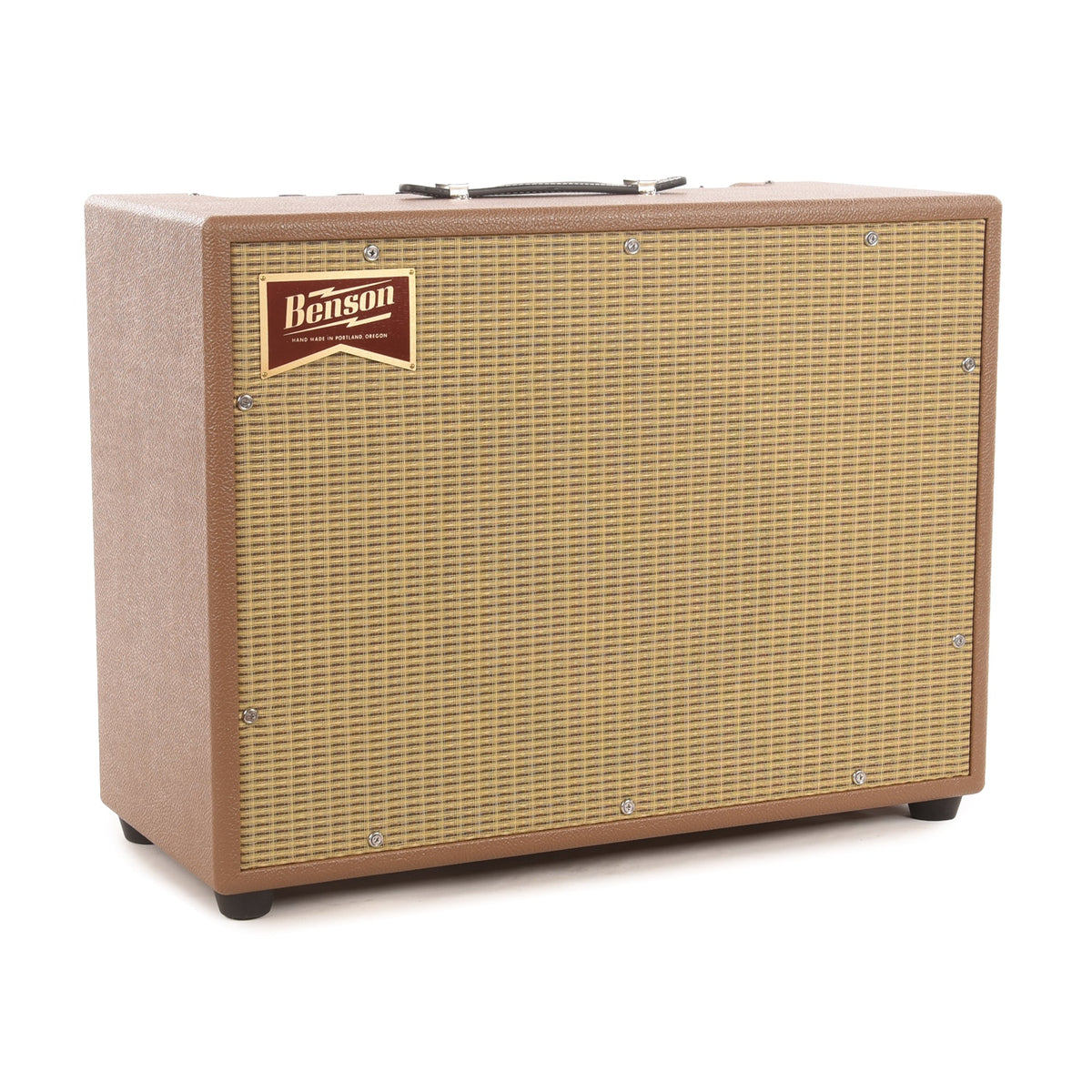 Benson Monarch Reverb Plus 15w 1x12 Combo Amp Brown w/ Wheat Grille - View 2 | MusicMarket