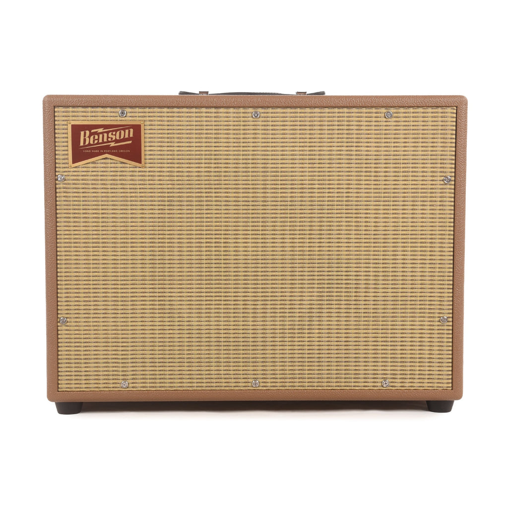 Benson Monarch Reverb Plus 15w 1x12 Combo Amp Brown w/ Wheat Grille - MusicMarket
