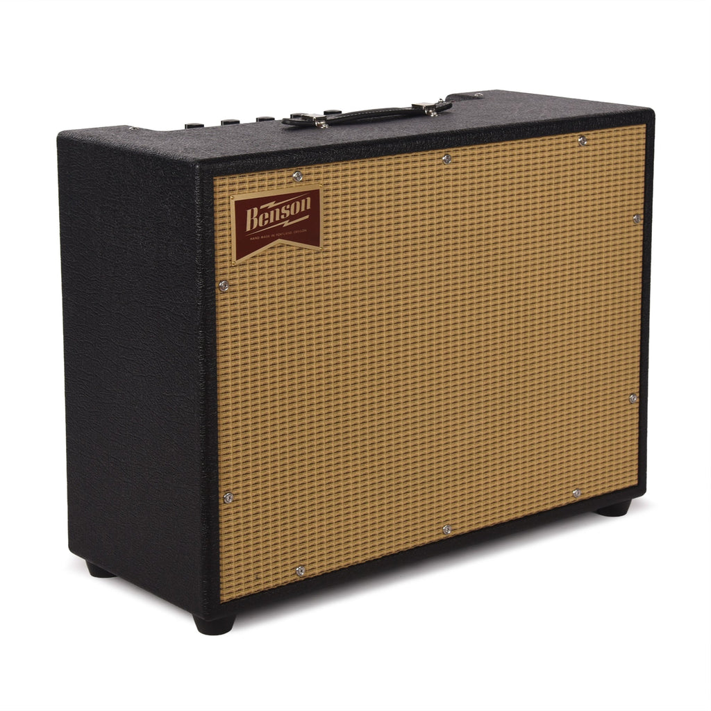 Benson Redland Reverb 35w 1x12 Guitar Combo Amp Black w/ Wheat Grille - View 2 | MusicMarket