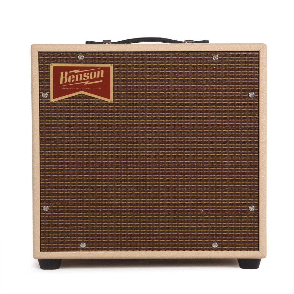 Benson Vinny Reverb 5w 1x10 Combo Amp Blonde w/ Oxblood Grill - MusicMarket