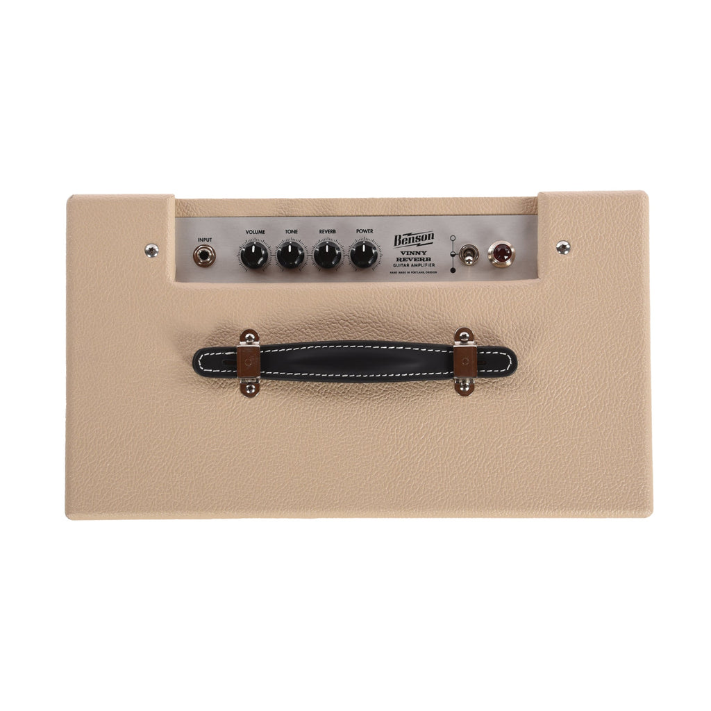 Benson Vinny Reverb 5w 1x10 Combo Amp Blonde w/ Oxblood Grill - View 3 | MusicMarket