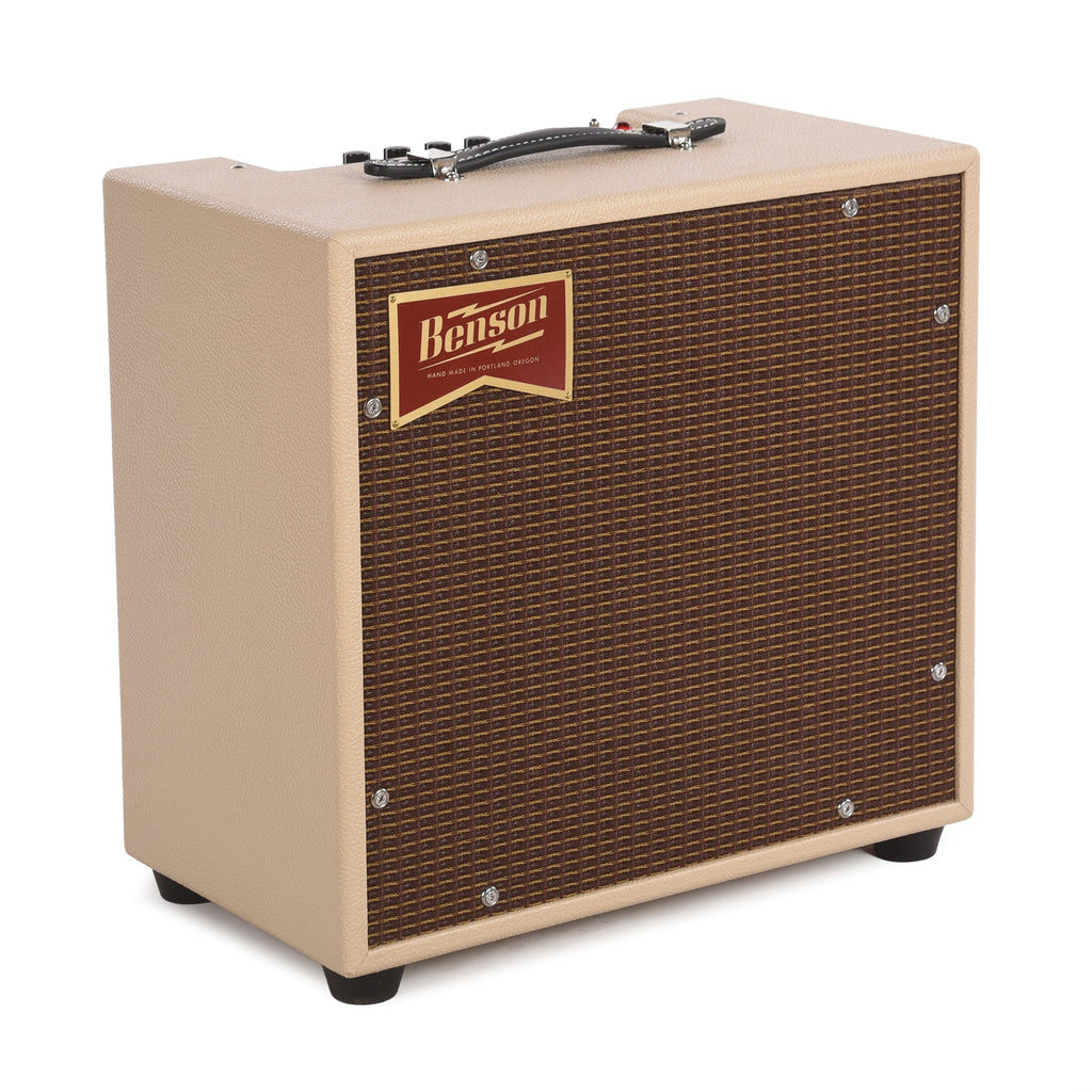 Benson Vinny Reverb 5w 1x10 Combo Amp Blonde w/ Oxblood Grill - View 2 | MusicMarket