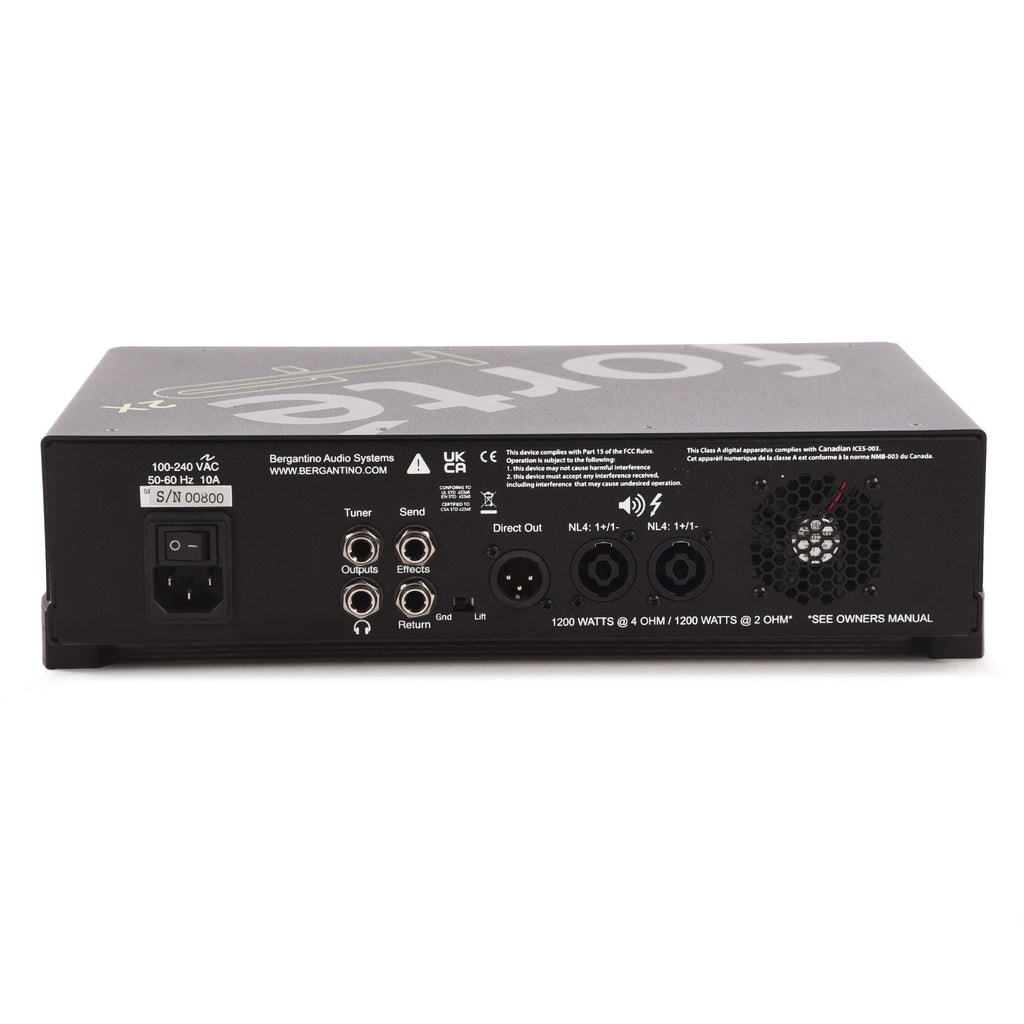 Bergantino Forte HP2X Bass Amplifier Head - View 3 | MusicMarket