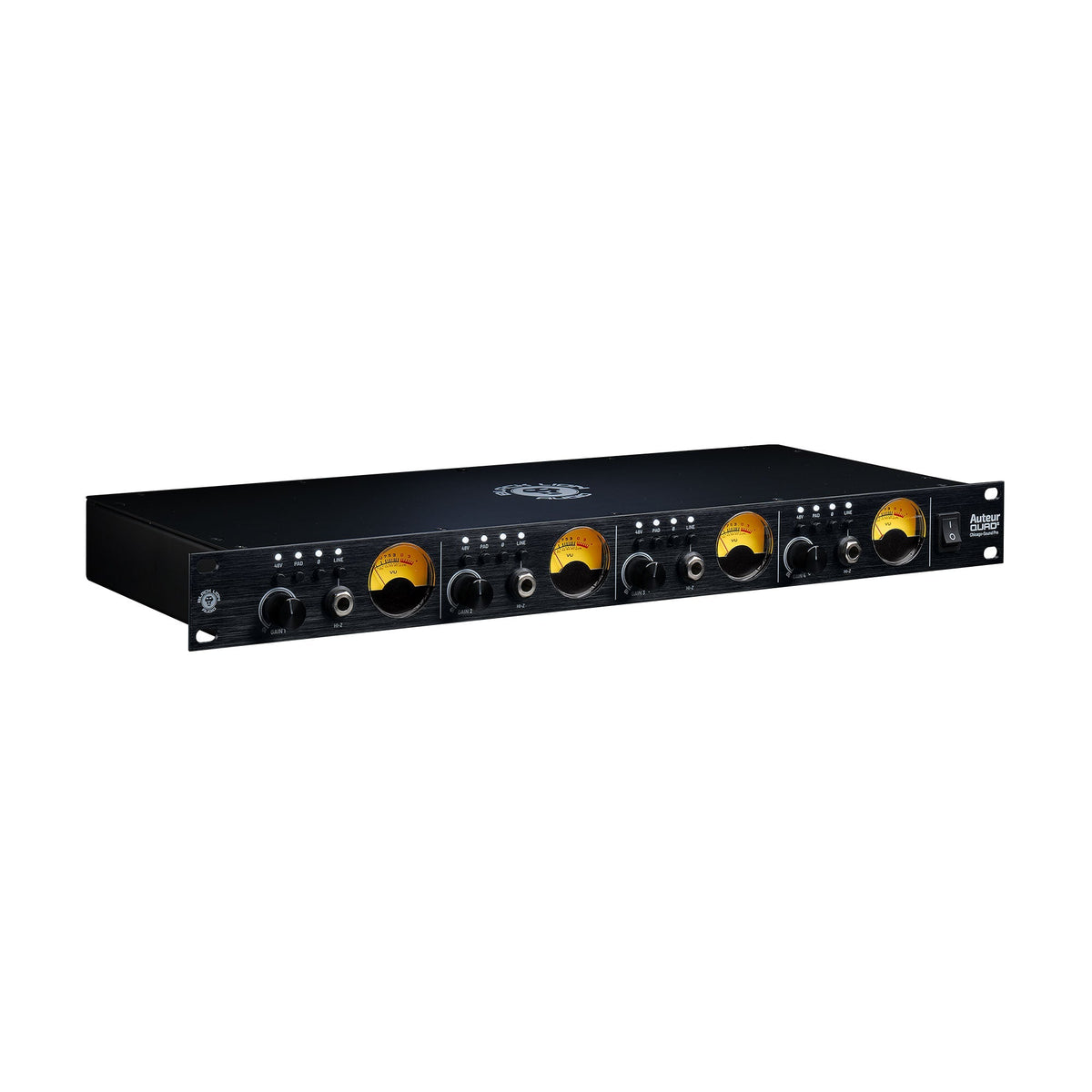 Black Lion Audio Auteur Quad2 4-Channel Rackmount Mic Preamp/DI - View 2 | MusicMarket