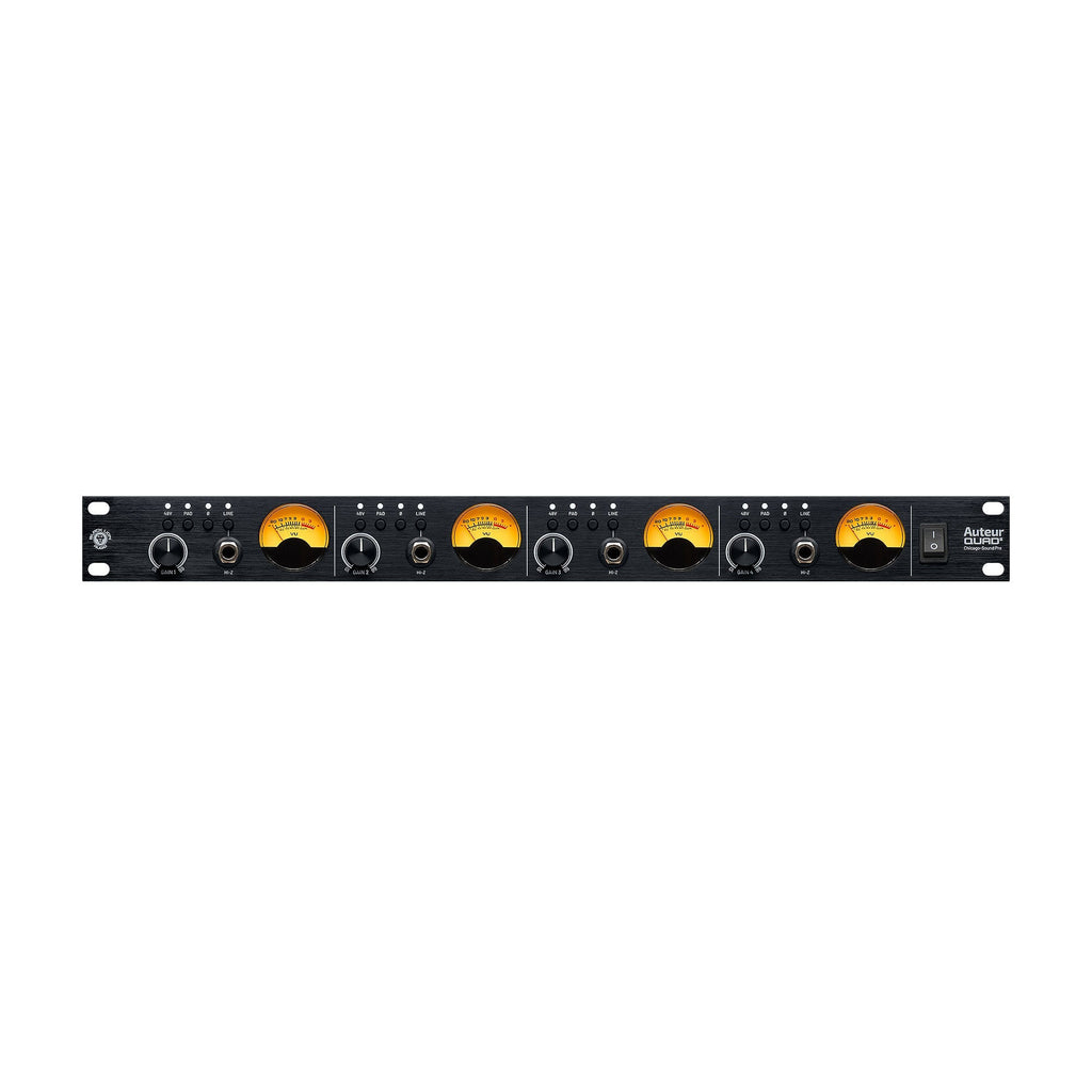 Black Lion Audio Auteur Quad2 4-Channel Rackmount Mic Preamp/DI - MusicMarket