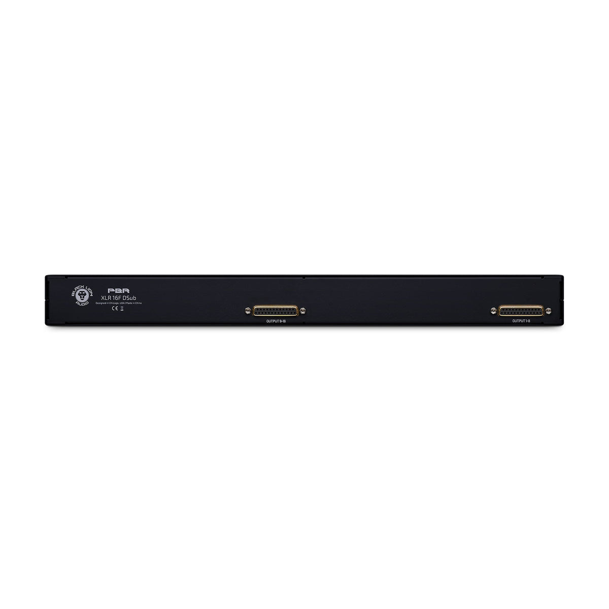 Black Lion Audio PBR XLR 16F DSub 16 Point Gold Plated XLR Female Patchbay w/ DSUB Outs - View 3 | MusicMarket